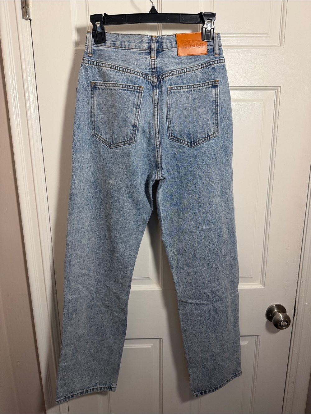 Princess Polly Light Wash Straight Leg Jeans